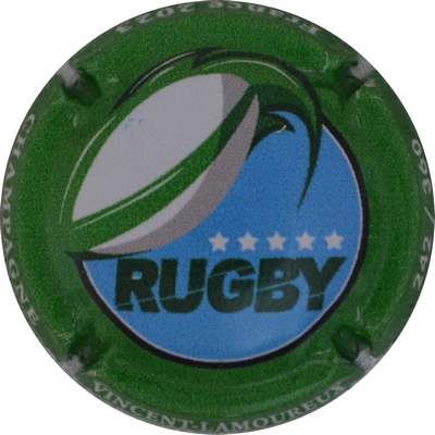 N°32a Rugby 2023, contour vert, 360 expl
Photo Jacques GOURAUD
