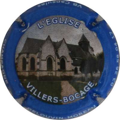 N°57c L'église, contour bleu, 810 expl 
Photo Jacques GOURAUD
