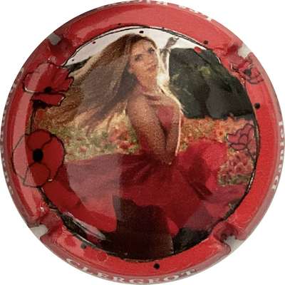 N°64e Femme aux coquelicots, contour rouge
Photo Bruno HEBMANN GONTIER
