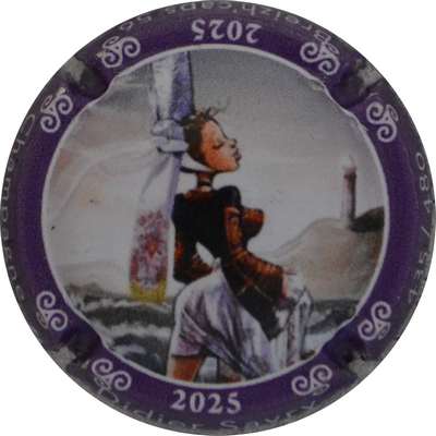 N°NR Breizh'caps 56, 2025, contour violet, 480 expl
Photo Jacques GOURAUD
