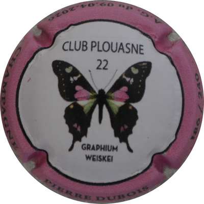 N°NR Club Plouasne, papillon graphium weikei, contour rose, 240 expl
Photo Jacques GOURAUD
Mots-clés: NR