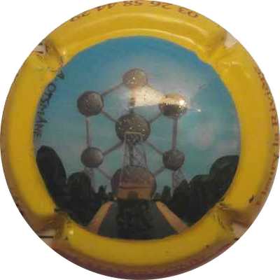 N°016d L'Atomium, peinte à  la main, 250 exemplaires
Photo THIERRY Jacques
