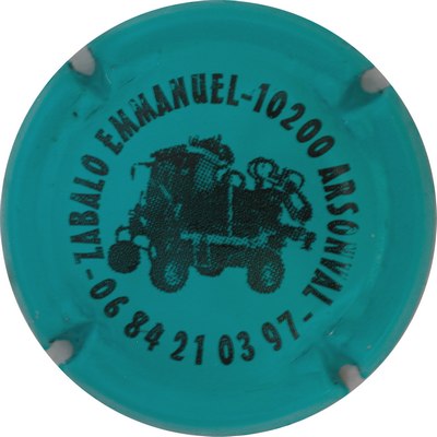 N°01 Série emjambeur, Turquoise et noir
Photo GOURAUD Jacques
