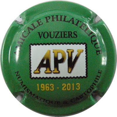 N°02 Amicale philatélique de Vouziers, 1963-2013, vert
Photo GAXATTE Bernard
