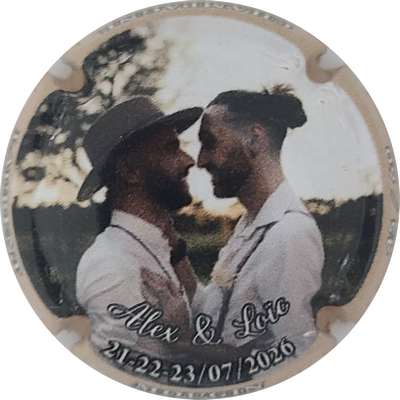 N°NR Mariage, Alex & Loic (EVENEMENTIELLE) 60 expl
Photo Joëlle MENNERET
Mots-clés: NR