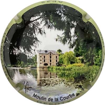 N°NR Moulin de la courbe, contour vert pomme, 1200 expl
Photo Bruno HEBMANN GONTIER
Mots-clés: NR