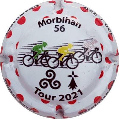 N°NR Tour 2021, 56 Morbihan, contour blanc à pois, 250 expl
Photo Christophe LELU
Mots-clés: NR