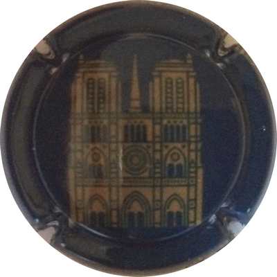 N°07 Notre Dame de Paris, bleu foncé et or
Photo Bruno HEBMANN GONTIER
