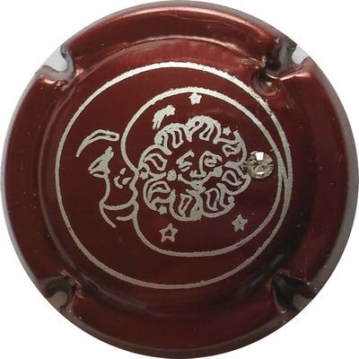 C13 Série (lune et soleil) bordeaux et blanc, avec strass
Photo Alexandre LE FAUCHEUR
