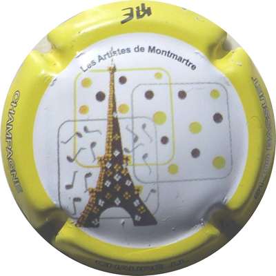 N°41 Les artistes de Montmartre, contour jaune
Photo Gérard T
