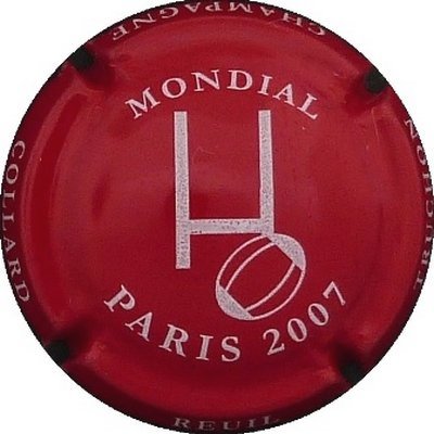 N°12 Rouge, rugby 2007
Photo BENEZETH Louis
