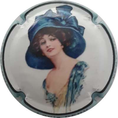 N°403a Femme au chapeau, contour bleu
Photo France Marie
