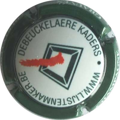 N° 40b DEBEUCKELAERE KADERS, contour vert foncé (cuvée Belge)
Photo GAUDIN
