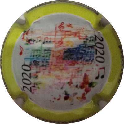 N°03 Série de 6 (2020), Contour vert-jaune
Photo Bruno HEBMANN GONTIER
