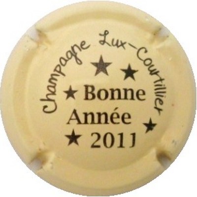 N°01 Série de 6, bonne année 2011, crème et noir
Photo J.R.
