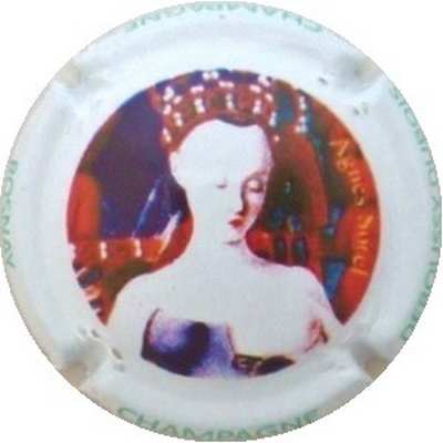 N°12 Série de 6 (Dames de France), Agnès Sorel
Photo J.R.
