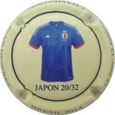 N°11c 3ème série, Japon, coupe du monde du Brésil, 20 sur 32
Photo J.R.
