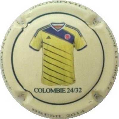 N°11g 3ème série, Colombie, coupe du monde du Brésil, 24 sur 32
Photo J.R.
