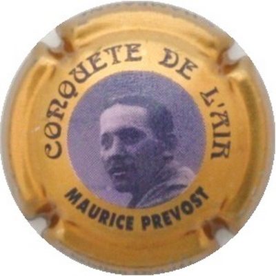 N°01 Série de 6, Conquàªte de l'air, Maurice Prevost, centre gris-bleu 
Photo J.R.
