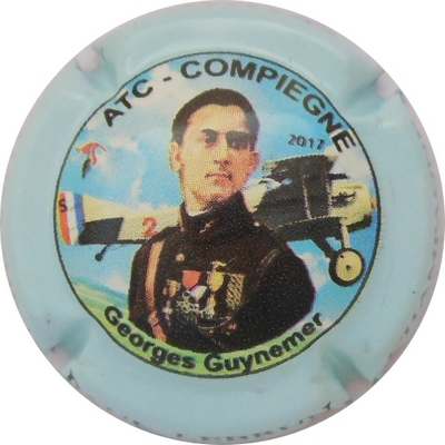 N°49 ATC-COMPIEGNE, Georges Guynemer, contour bleu pâle
Photo Luc BONED
