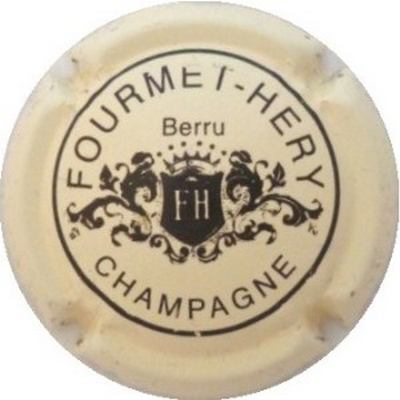 N°07a Crème et noir, blason centré
FOURMET-HERY 
