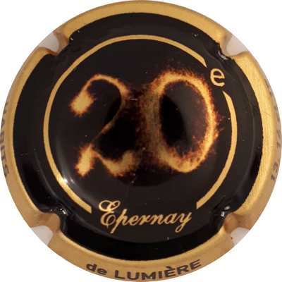 N°16g 20e anniversaire, Noir et or
Photo Patrick PLICHARD
