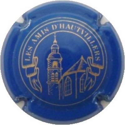 N°50 Série de 12 (église), les amis d'Hautvillers (complaisance), bleu et or
Photo J.R.
