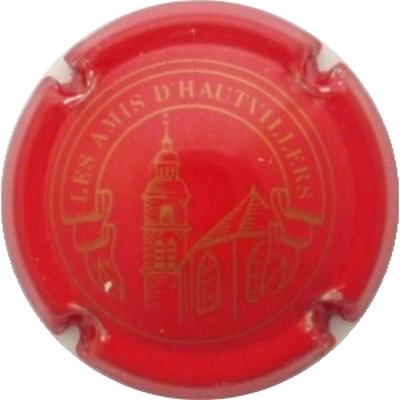 N°50 Série de 12 (église), les amis d'Hautvillers (complaisance), rouge et or
Photo J.R.
