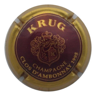 N°54 Clos d'Ambonnay 1995, petit K dans le blason, diamètre 32mm
Photo THIERRY Jacques
