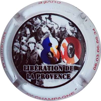 N°NR Série de 6 (80 ans de la libération de la Provence)
Photo Christophe LELU
Mots-clés: NR