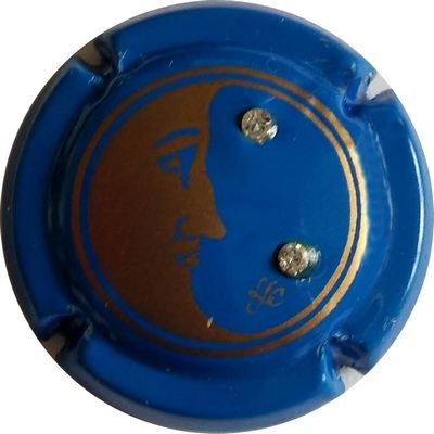 C13 Série (Lune) fond bleu, avec 2 strass
Photo Alexandre LE FAUCHEUR
