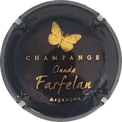 N°03a Noir et or, papillon, mauvaise orthographe du mot champagne
Photo Catherine WEIS
