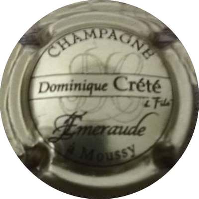 N°12a Or pâle et noir, émeraude
