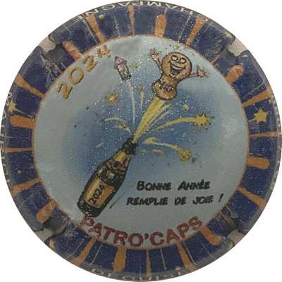 N°111 Patrocaps,bonne année 2024, 1080 expl
Photo Bruno HEBMANN GONTIER
