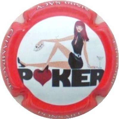 N°16 Série de 6 (poker) contour rouge
Photo J.R.
