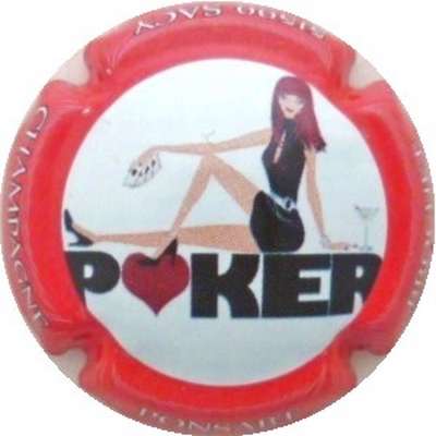 N°16 Série de 6 (poker) contour rouge
Photo J.R.
