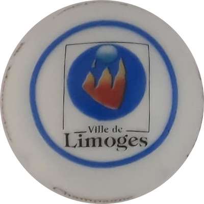 N°077 Porcelaine, ville de Limoge, limoges France au verso, numérotée
Photo Christian DELMOND
