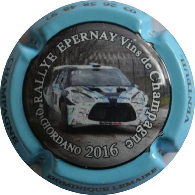 N°15n Rallye 2016, personnalisée Dominique Lemaire
Photo Vincent LOUVET
