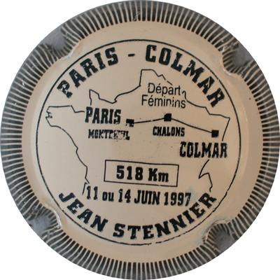 Crème et noir, striée, Paris Colmart 1997
Photo GOURAUD Jacques
