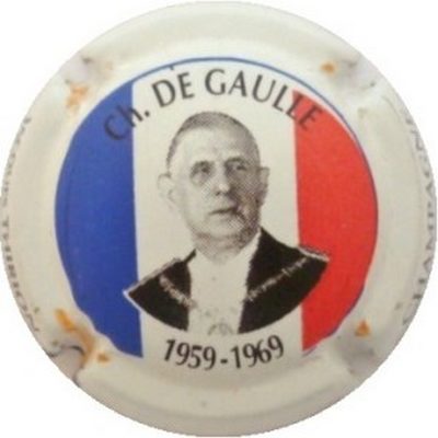 N°01 Série Président, Franà§ais, 1959-1969, CH. DE GAULLE
Photo J.R.
