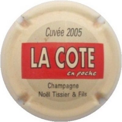 _NR Série de 6 (cuvée 2005, La cote en poche), crème et rouge
Photo J.R.
