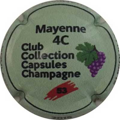 N°12 Club Mayenne 4C, vert pâle, 2015
Photo Laurent HELIOT
