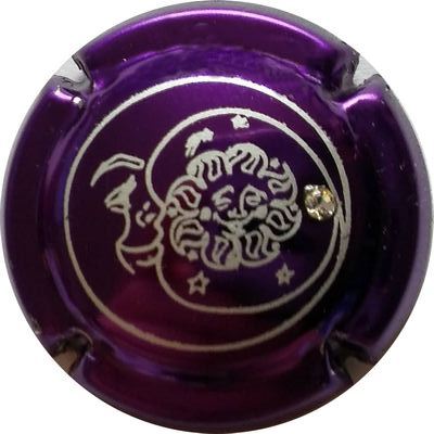 C13 Série (Lune et soleil) violet et blanc, avec strass
Photo Alexandre LE FAUCHEUR
