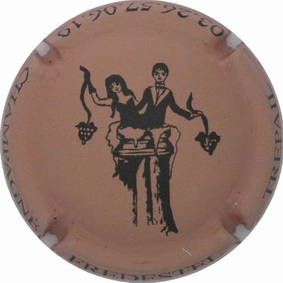 N°04 Série de 6 (couple,'mat'), saumon mat & Noir, grande écriture sur le contour
Photo Franck Kerdoncuff
