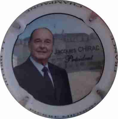 N°150b Jacques Chirac président, Contour mauve
Photo Gérard DEMOLIN
