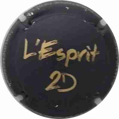 N°13 L'Esprit 2D, Noir et or
l'esprit 2 D
