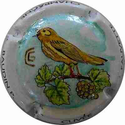 N°02 Cuvée Fauvette Contour blanc, avec grappe
Peinte à  la main par CG (CHRISTELLE GUERIN)
Photo LE FAUCHEUR Alexandre
Mots-clés: PALM