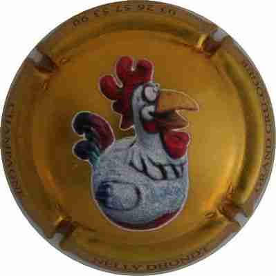 N°08d Jéroboam coq en releif sur fond or
Photo Jacques
