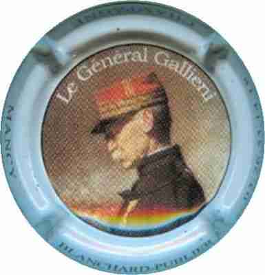 N°12 Série de 18 (GENERAUX) Le Général Gallieni
Image Yves STEFANI
