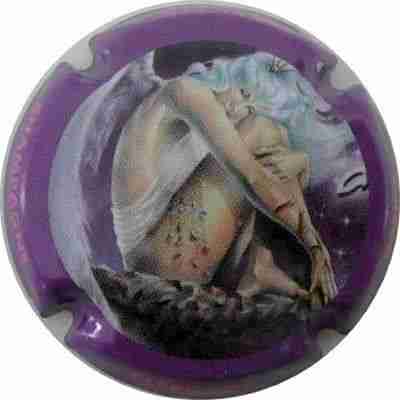 N°15d Série licorne, Femme, fond violet
Image Yves STEFANI
